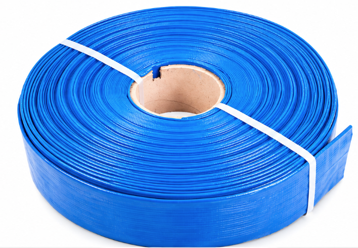Furtun apa refulare Flat PVC 3" de 50 m albastru CRAFT TEC MX391